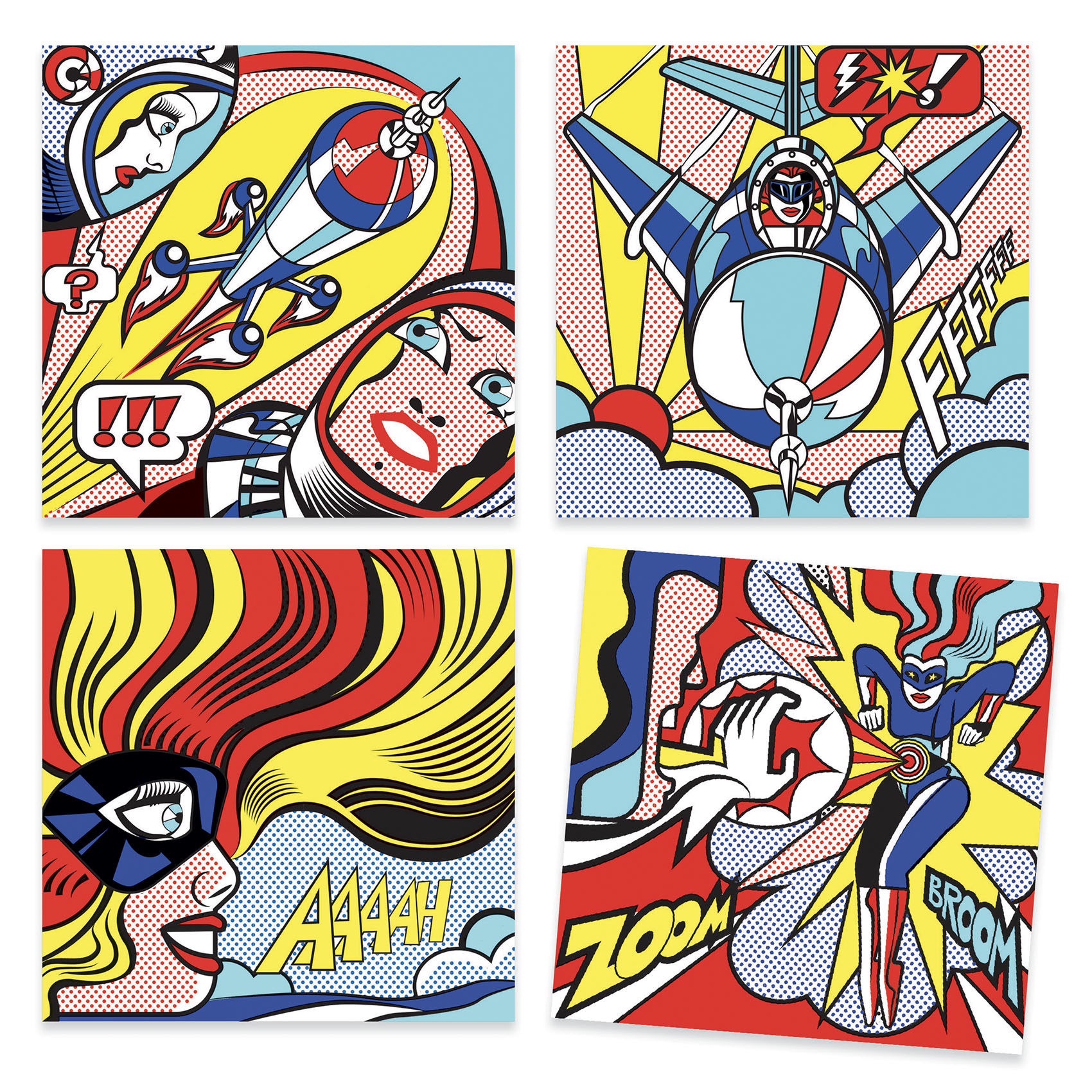 Inspired by Roy lichtenstein -Heroes – Image 5