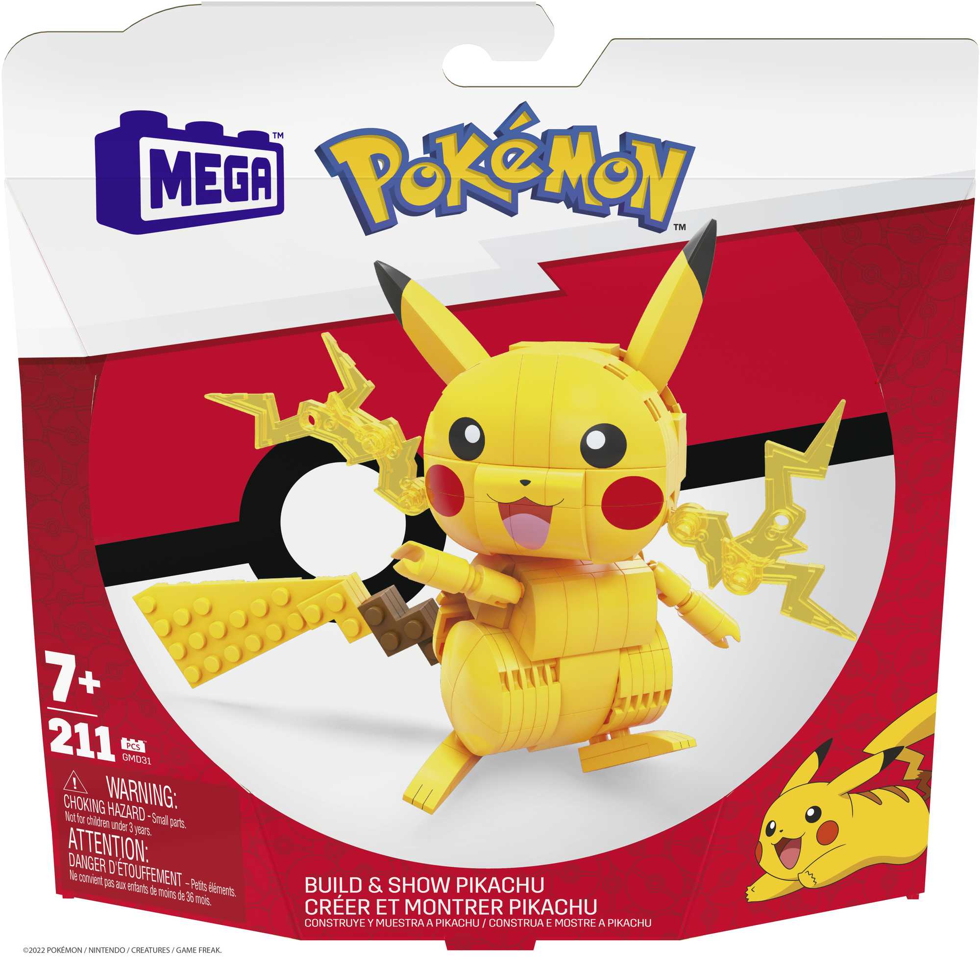 Pokémon - Mega Construx - Figurine Pikachu