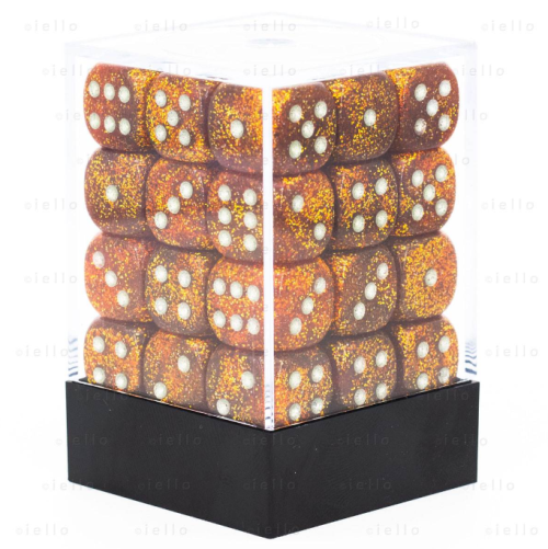 Set de 36 dés Or Argent