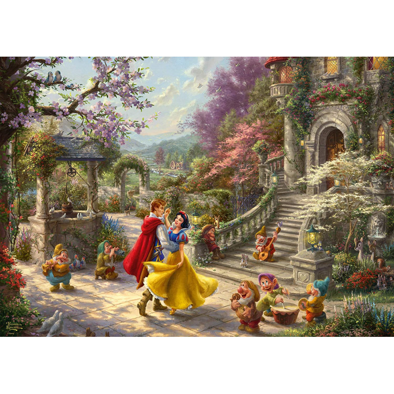 Puzzle Disney 1000 Pièces - Blanche-Neige dans avec le Prince – Image 2