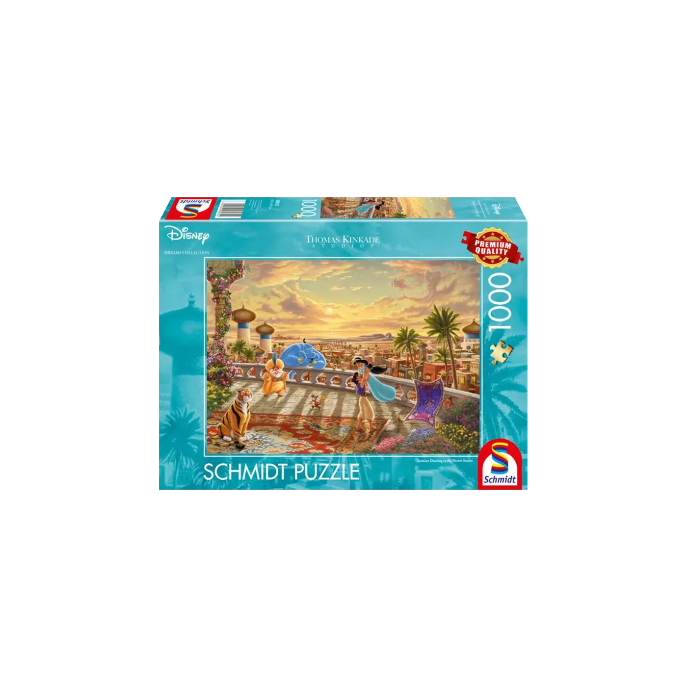 Puzzle Disney 1000 Pièces - Jasmine danse dans le désert