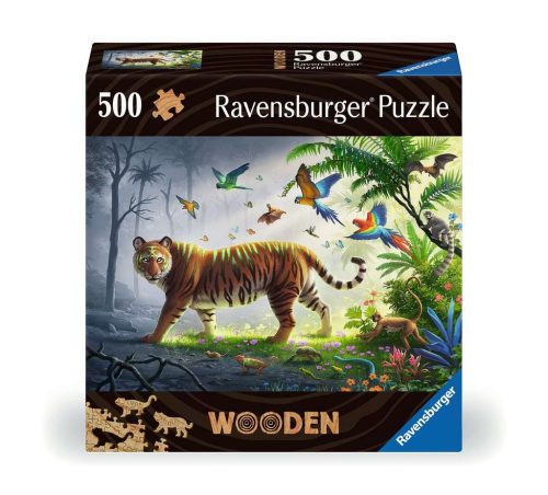 Puzzle en bois - Wooden - 500 p - Tigre de la Jungle