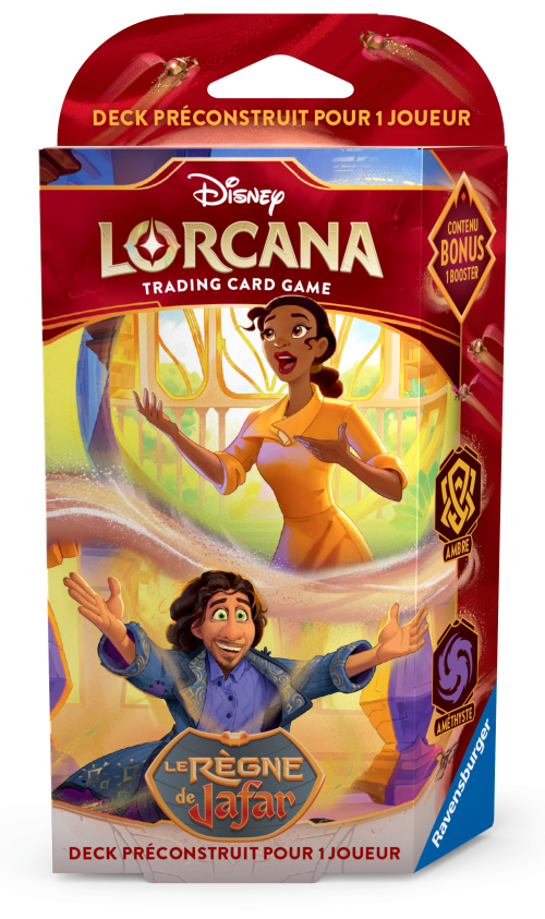Lorcana – Le Règne de Jafar – Deck – Tiana et Bruno – Ambre Améthyste