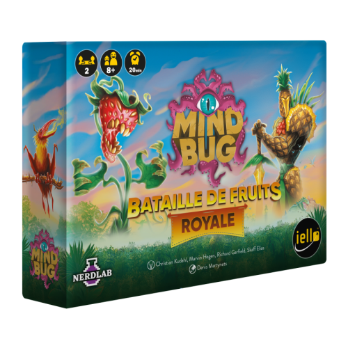 Boîte du jeu Mindbug : Bataille de Fruits Royale