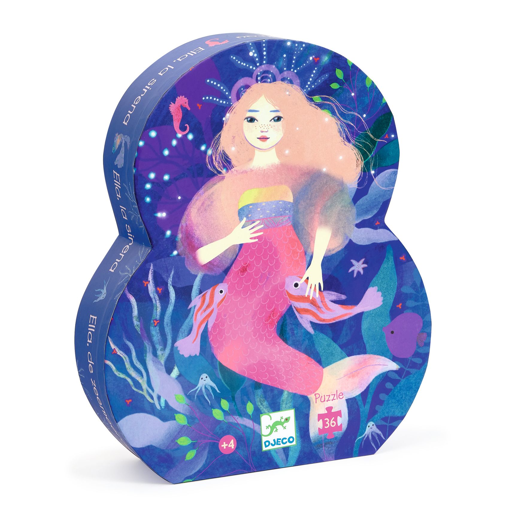 Puzzle Silhouette - Ella, la sirène - 36 Pièces