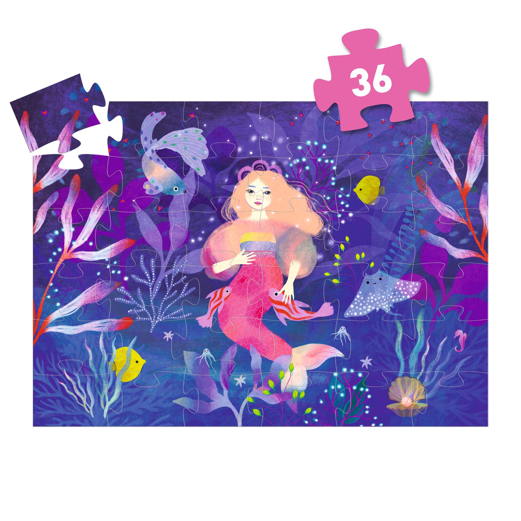 Puzzle Silhouette - Ella, la sirène - 36 Pièces – Image 2