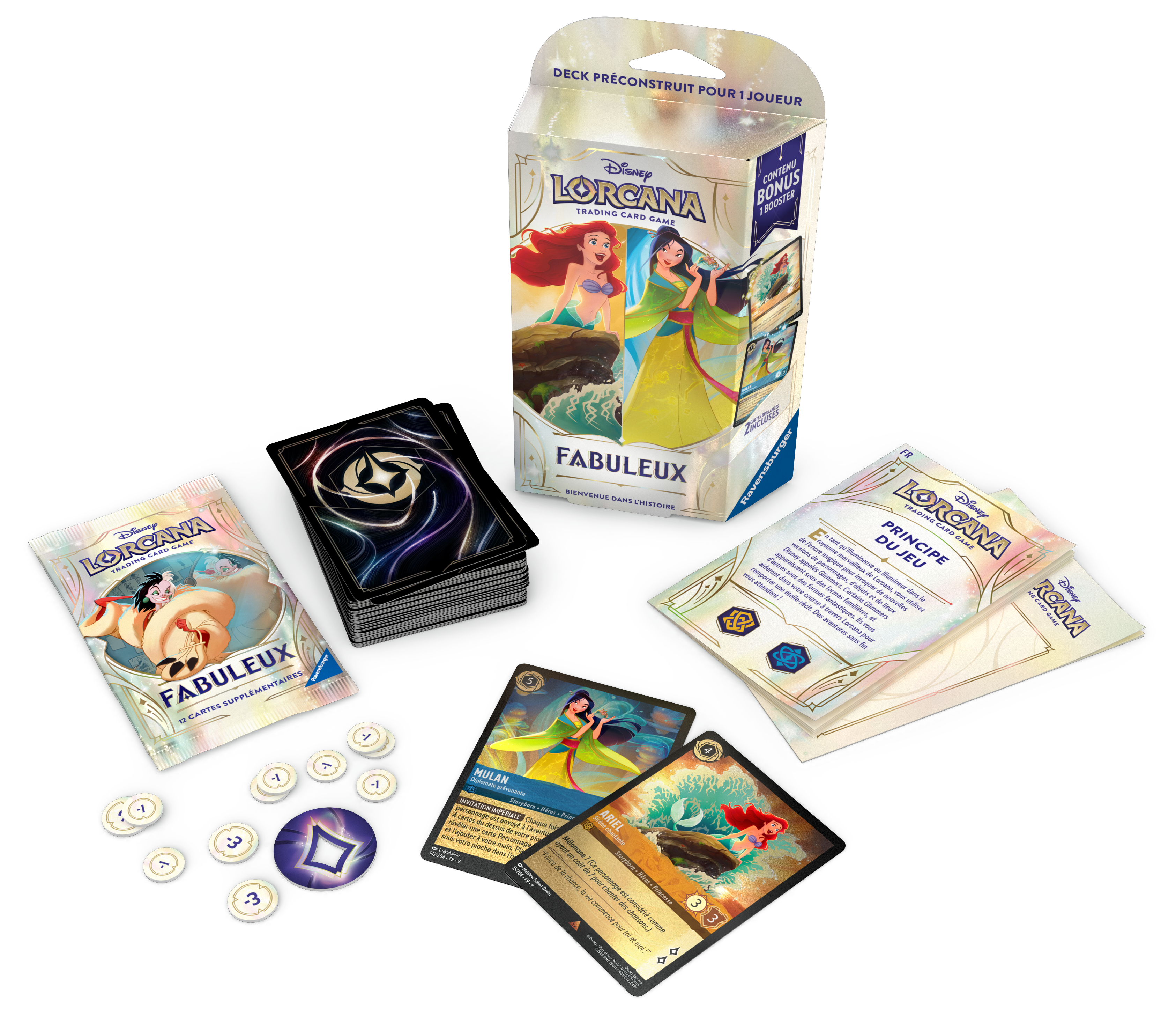 Lorcana – Fabuleux – Deck – Ariel et Mulan – Image 2