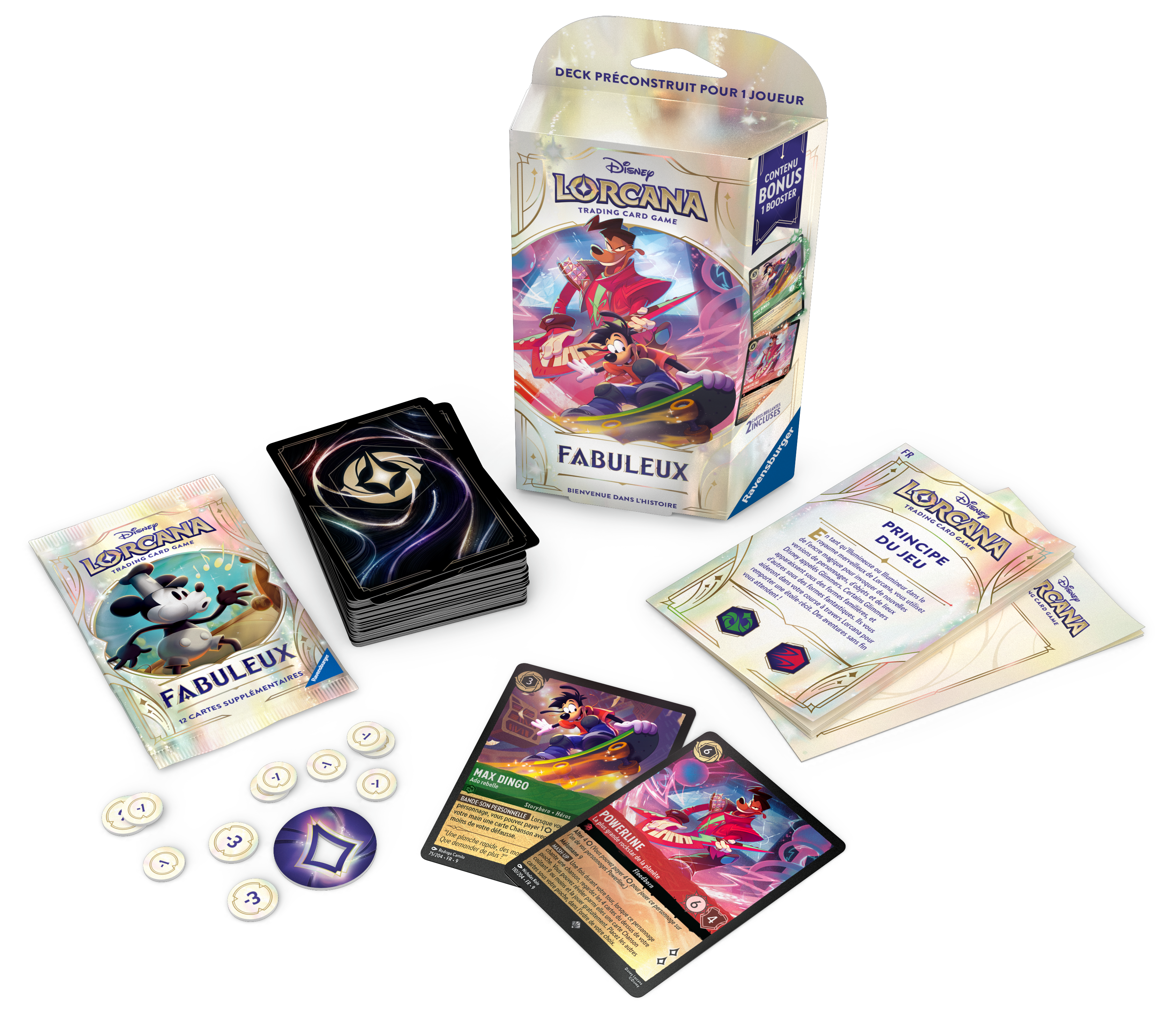 Lorcana – Fabuleux – Deck – Powerline et Max – Image 2