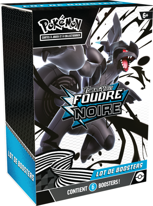 Pokemon – Ecarlate et Violet EV10.5 – Foudre Noire – Bundle 6 boosters