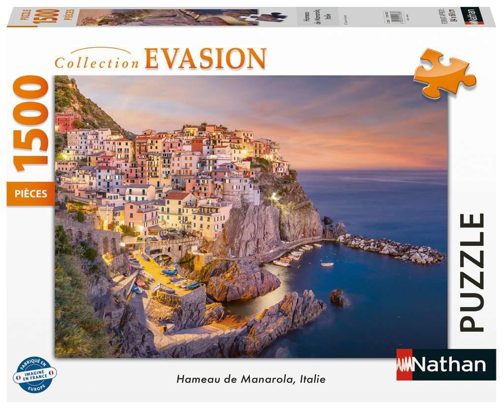 Nathan Puzzle - 1500 pièces - Hameau de Manarola