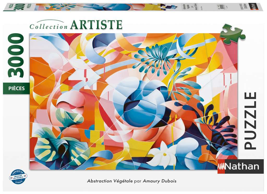 Nathan Puzzle - 3000 pièces - Abstraction Végétale