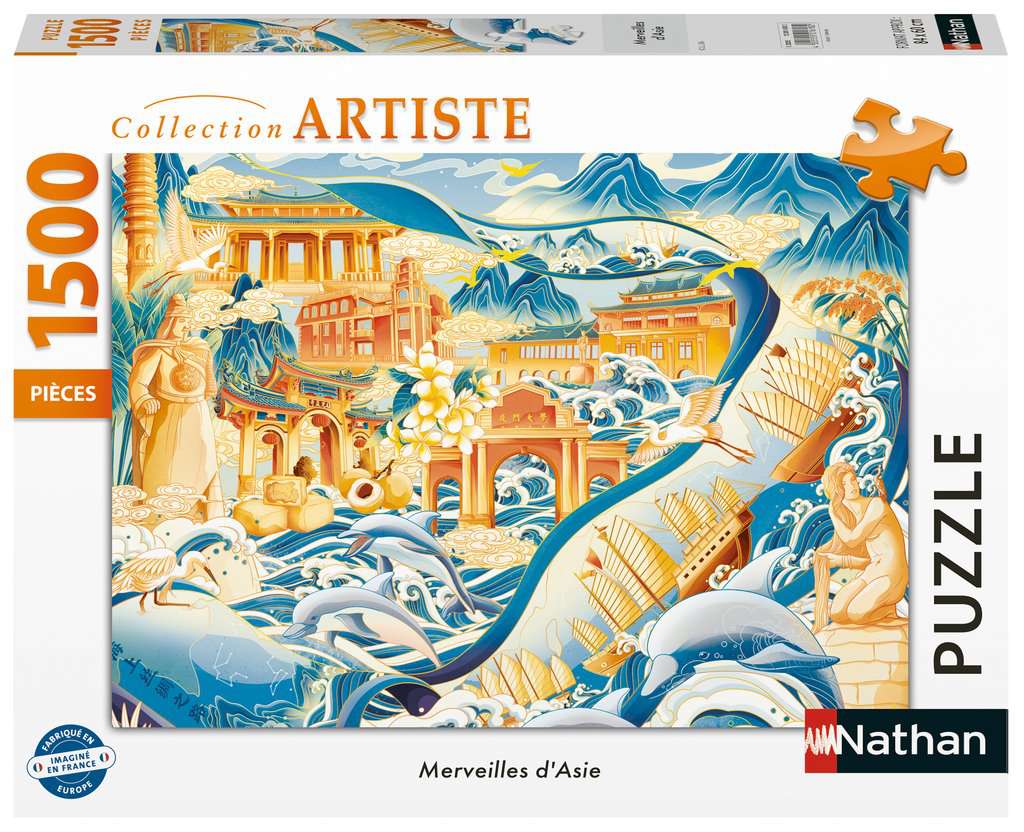 Nathan Puzzle - 1500 pièces - Merveilles d'Asie