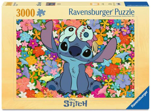 Ravensburger Puzzle - 3000 pièces - Stitch en fleurs