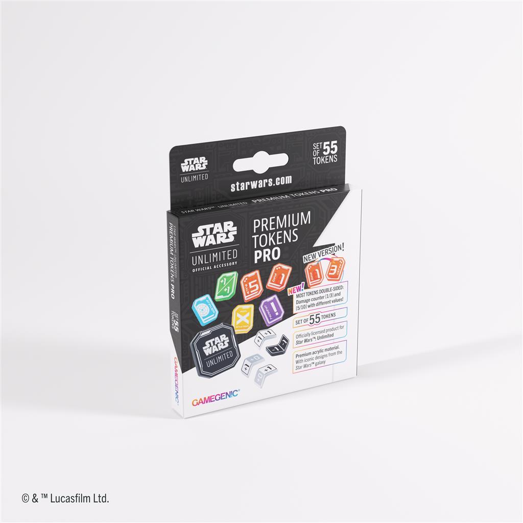 Gamegenic - Star Wars : Unlimited - Acrylic Tokens Pro