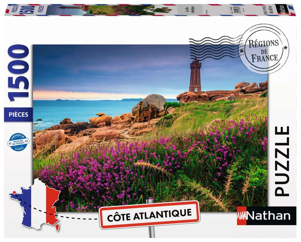 Nathan Puzzle - 1500 pièces - La côte atlantique