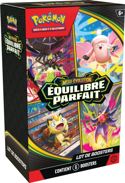 Pokemon – Mega Evolution ME03 - Equilibre Parfait – Bundle 6 boosters