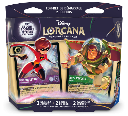 Lorcana – Contrées Inconnues – Coffret de Démarrage 2 Joueurs