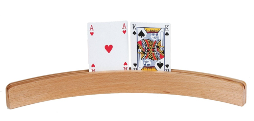 Porte-cartes bois 35cm