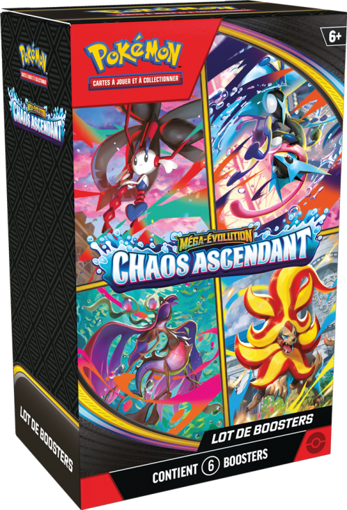 Pokémon - Méga Evolution ME04 - Chaos Ascendant – Bundle 6 boosters