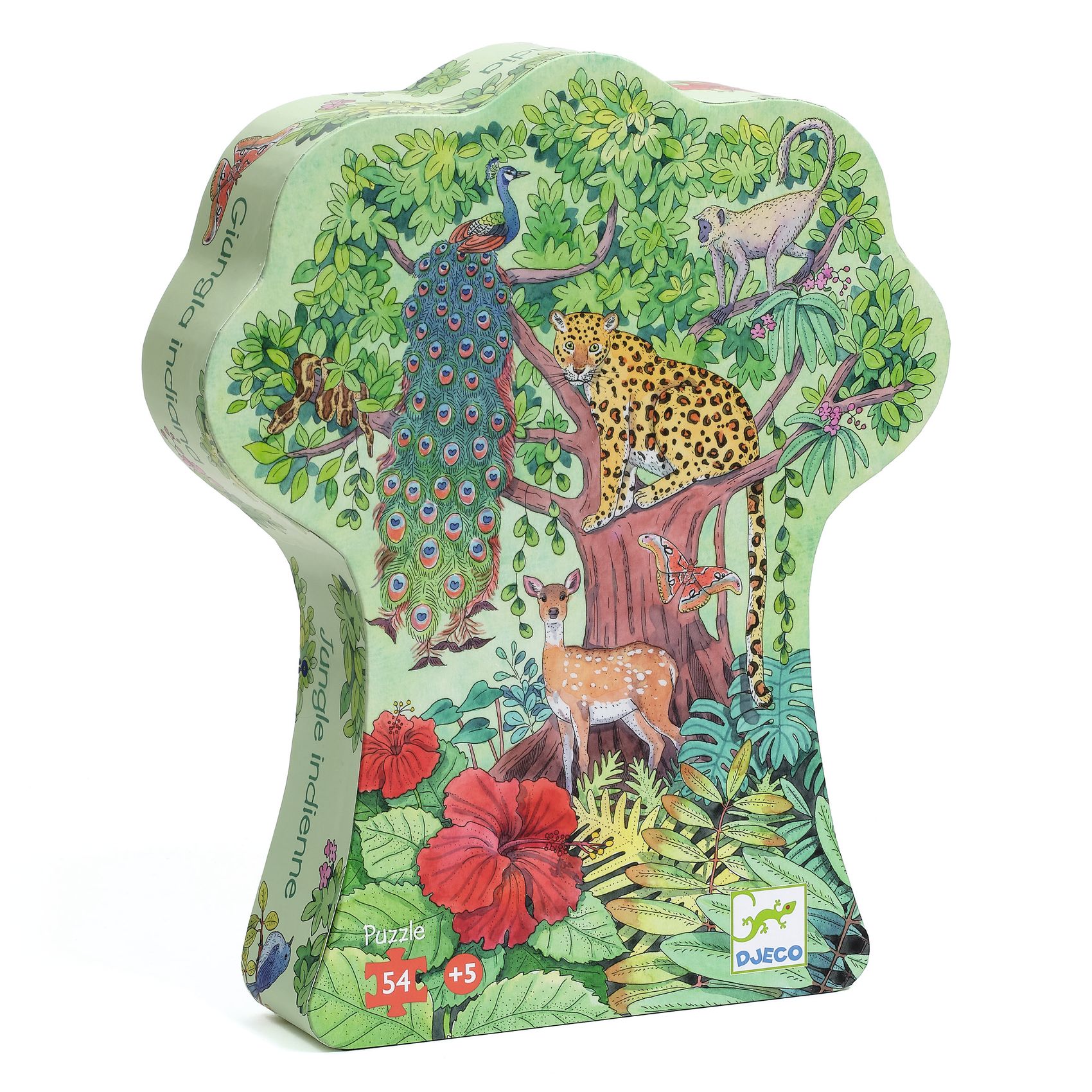 Puzzle Silhouette – Jungle indienne – 54 Pcs