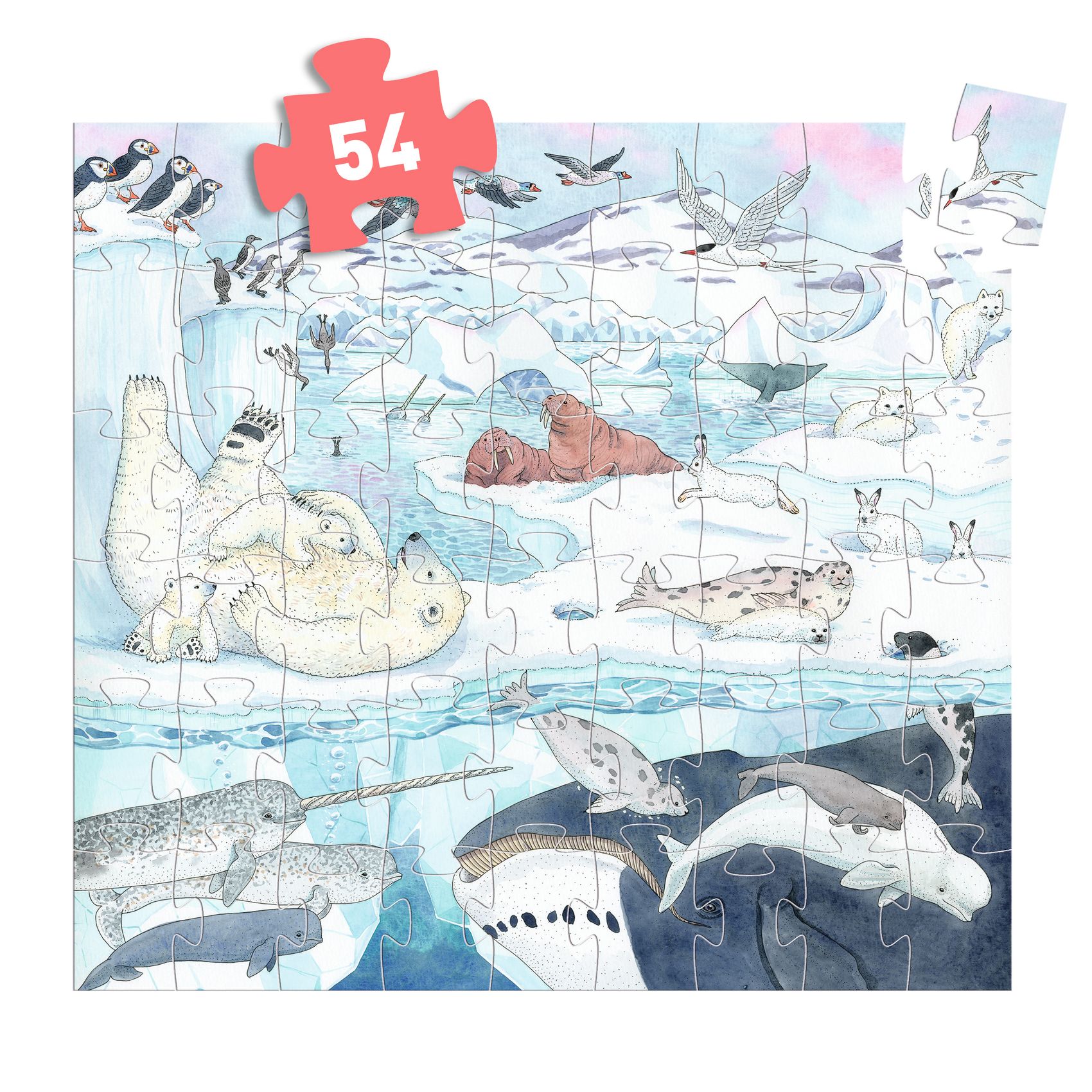 Puzzle Silhouette – Douceur polaire – 54 Pcs – Image 2