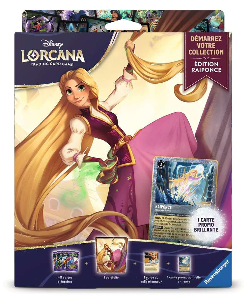 Lorcana – Coffret - Démarrez votre Collection - Raiponce