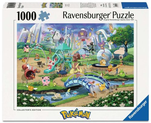 Ravensburger Puzzle - 1000 pièces - Pokemon - Evoli dans le parc