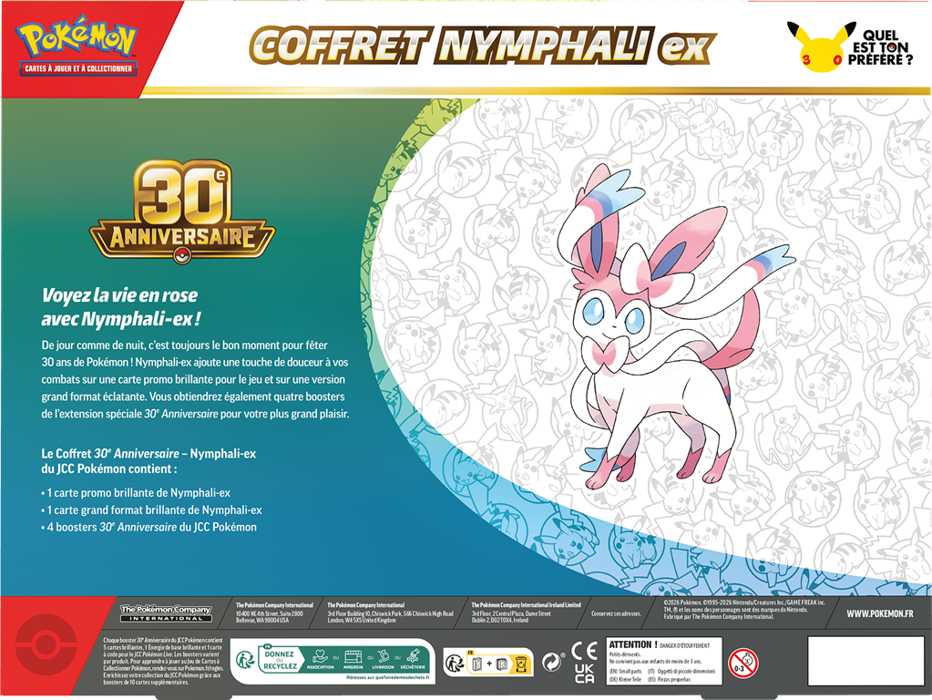 Pokémon - 30 Ans - Coffret Nymphali ex – Image 2
